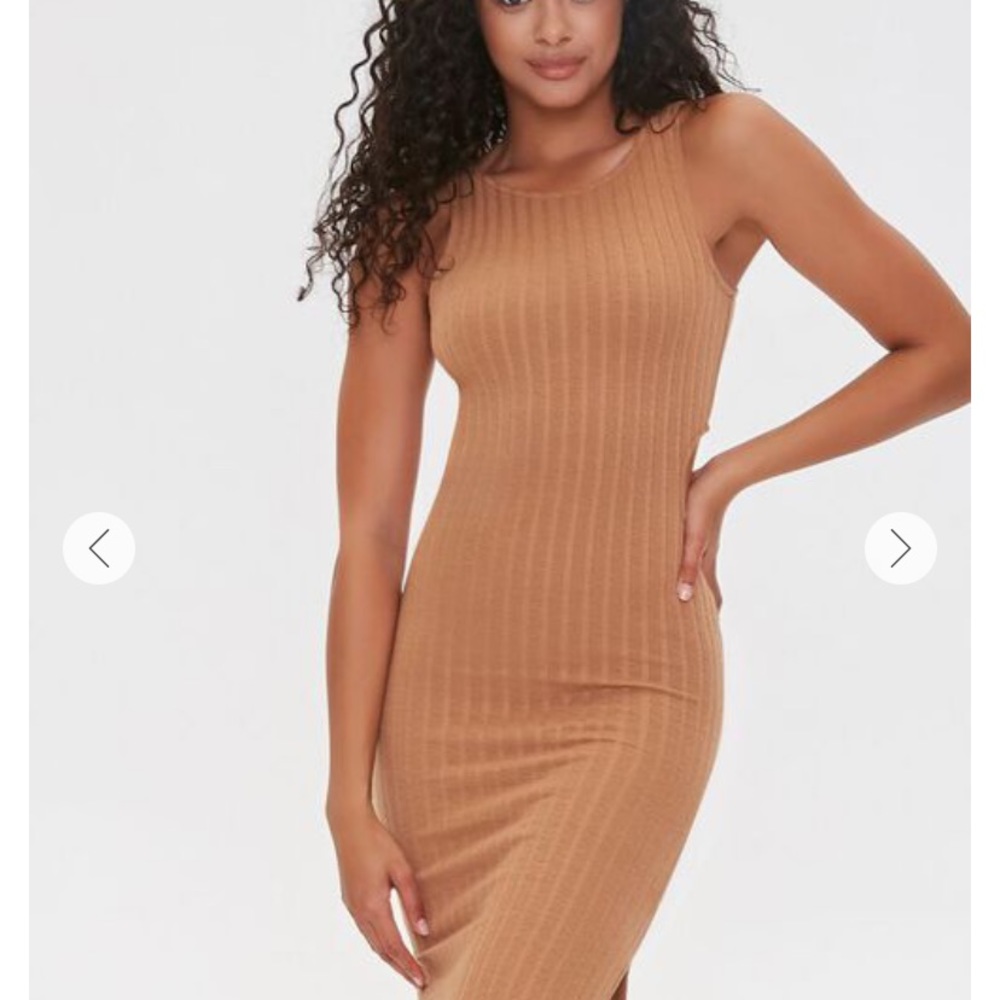 Ribbed Knit Cutout Dress Size Small